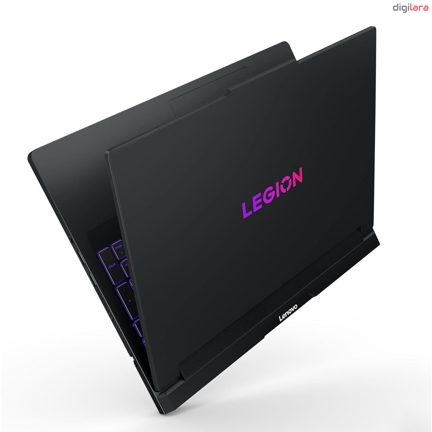 نمای پشت و درب صفحه نمایش لپ تاپ لنوو Legion Pro 7 16IAX10H