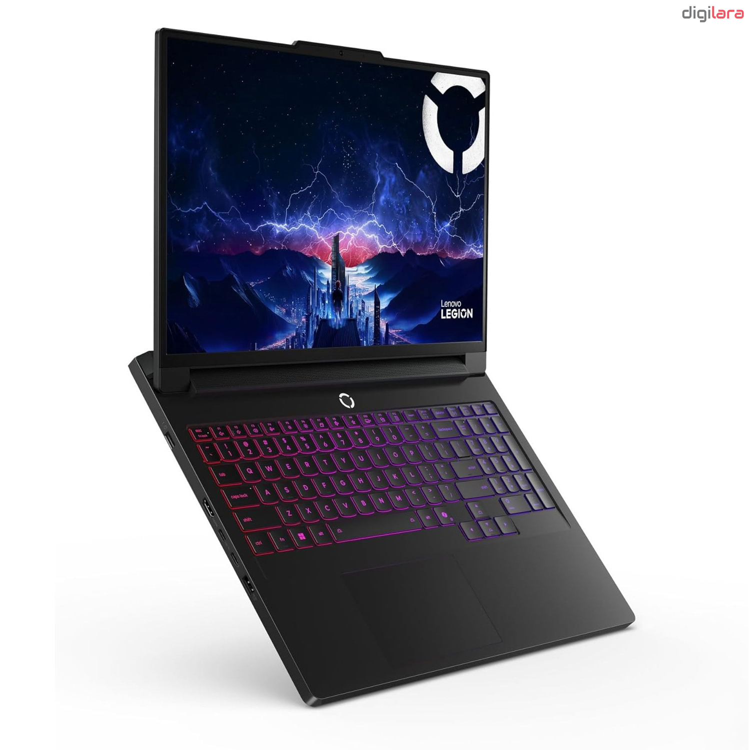 لپ تاپ گیمینگ لنوو Legion Pro 7 16IAX10H از نمای زاویه‌دار